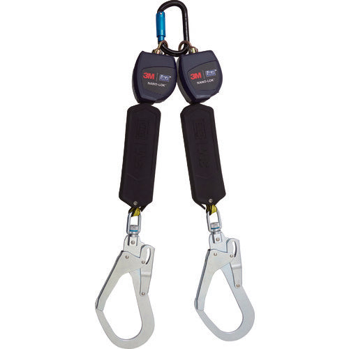 3M DBI-サラ Nano-Lok 巻取り式ランヤード ツイン 3101744 タイプ2 