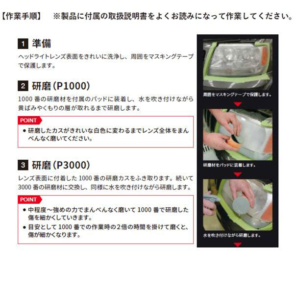 スリーエム 3M 39194 ヘッドライト用レストアキット