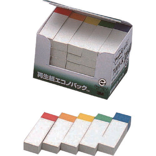 3M ポスト・イット 50X15mm 100枚X25パッド レインボー 7001-R スリーエム