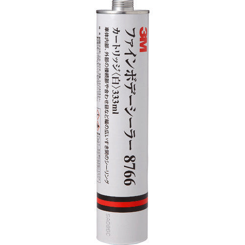 3M ファインボデーシーラー カートリッジ 8766 白 333ml 8766 スリーエム
