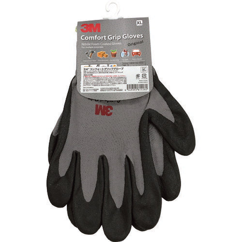 3M 一般作業用コンフォートグリップグローブ グレー XLサイズ GLOVEGRAXL スリーエム