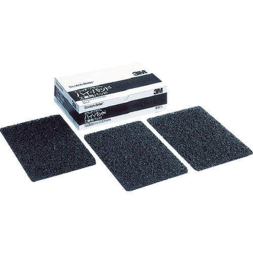 3M スコッチ・ブライト 工業用パッド ハイパッド #150相当 黒 BOX(5枚入) H/PADBOX スリーエム
