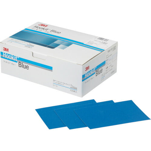 3M ブルーサンディングシート 75X110mm #80 (100枚入) H/SHT8075X110B スリーエム