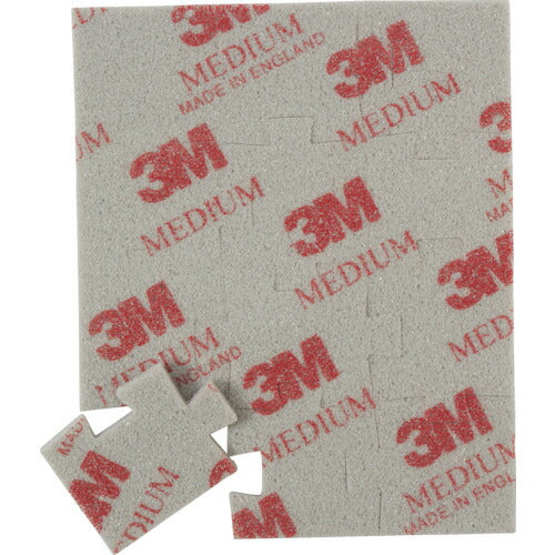 3M ジグソーパズル型スポンジ研磨材 中目 (1枚=1PK) SPONGEJIGM スリーエム