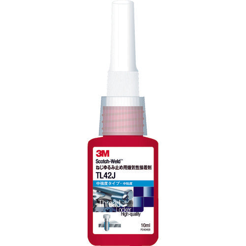 3M Scotch-Weld ねじゆるみ止め用嫌気性接着剤 TL42J 10ml TL42J10ML スリーエム