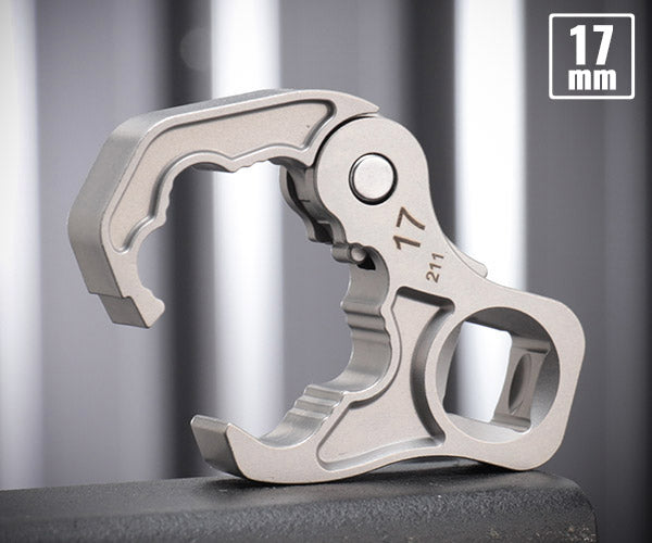 TONE クイックオープンクロウフットレンチ 対辺寸法17mm 差込角9.5mm (3QCF-17)(4953488453478) トネ