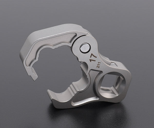 TONE クイックオープンクロウフットレンチ 対辺寸法17mm 差込角9.5mm (3QCF-17)(4953488453478) トネ