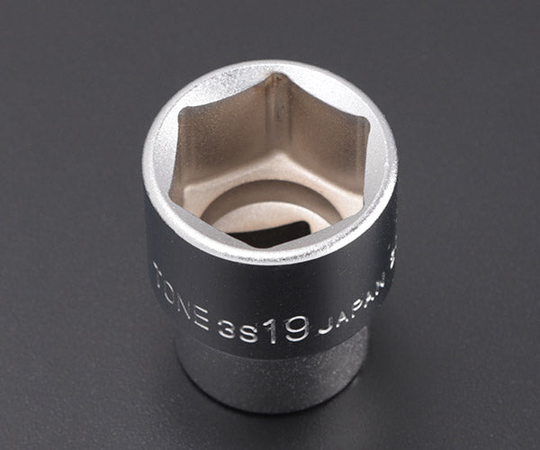 TONE ソケット(6角) 対辺寸法19mm 全長32mm (3S-19)(4953488155891) トネ