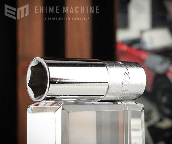 TONE ディープソケット(6角) 17/32インチ 9.5sq. 3sb-17l