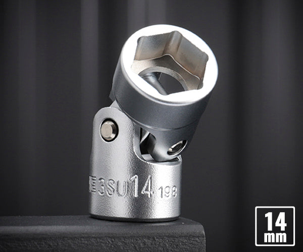 TONE ユニバーサルソケット 対辺寸法14mm 差込角9.5mm (3SU-14)(4953488417029) トネ