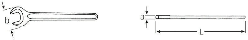 日本正規品 スタビレー 片口スパナ (4004-75)(4018754018420) STAHLWILLE