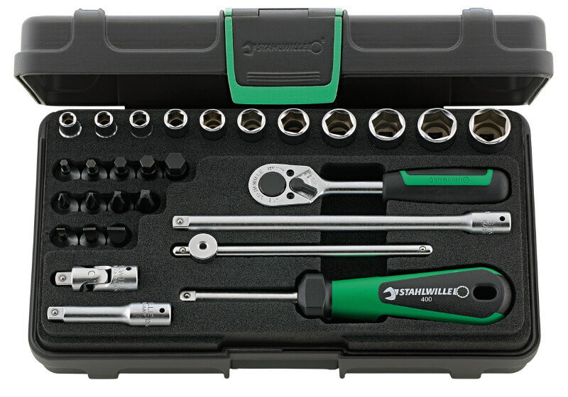 日本正規品 スタビレー (1/4SQ)ソケットレンチセット (40/23/6KN)(4018754261529) STAHLWILLE