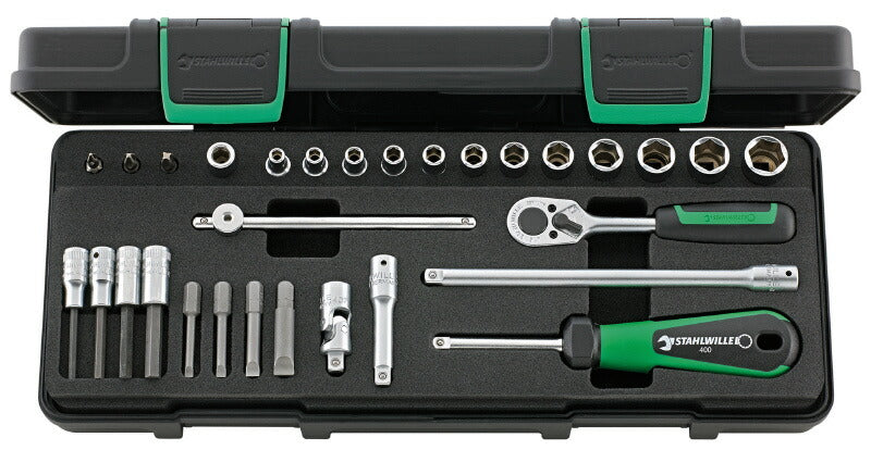 日本正規品 スタビレー (1/4SQ)ソケットレンチセット (40/23/7KN)(4018754260614) STAHLWILLE