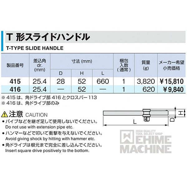トネのライドハンドル415の角ドライブ部の画像4