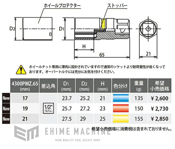 コーケンのホイールナットソケットの画像7