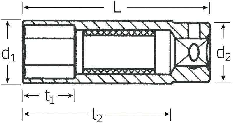 日本正規品 スタビレー (3/8SQ)プラグソケット (4606-18-11/16)(4018754003228) STAHLWILLE