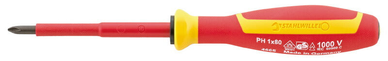 日本正規品 スタビレー 絶縁プラスドライバー #2 (4665VDE-2N)(4018754279081) STAHLWILLE