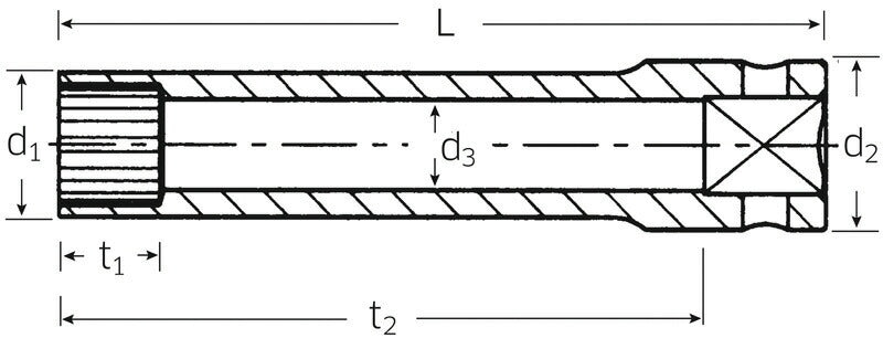 日本正規品 スタビレー (3/8SQ)スプラインソケット3/8 (46ASP-12)(4018754109173) STAHLWILLE