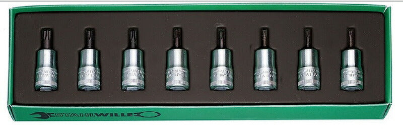 日本正規品 スタビレー (3/8SQ)ヘクスローブソケットセット (49TX/8)(4018754078929) STAHLWILLE