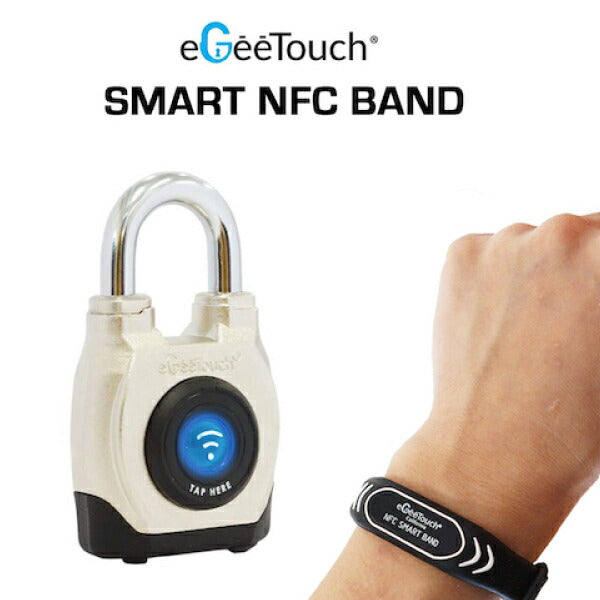 ジェーエスビ eGeeTouchNFC スマートリストバンド (黒2本セット) 5-NFC-2002WB