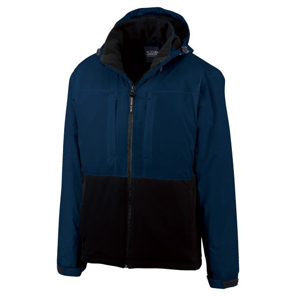 ジーベック 防水軽防寒ブルゾン ディープネイビー 502-19 XEBEC クロスゾーン 防風 保湿 防寒