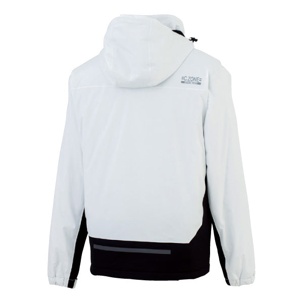 ジーベック 防水軽防寒ブルゾン シルバーグレー 502-22 クロスゾーン XEBEC 防風 保湿 防寒