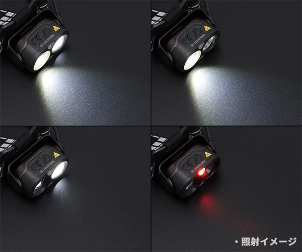 LEDLENSER ハイエンド充電式LEDヘッドライト H19R Signature 502198 充電式ヘッドライト レッドレンザー
