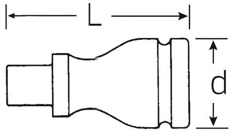 日本正規品 スタビレー (1/2SQ)インパクトエキステンション (509/2IMP)(4018754017157) STAHLWILLE