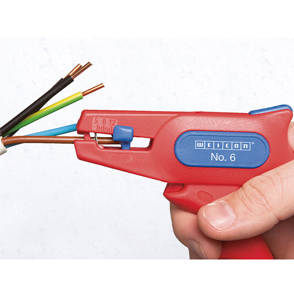 WEICON 51000006 0.2-6.0mm2 ワイヤーストリッパ 1000V絶縁 ウェイコン