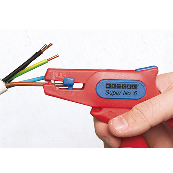 WEICON 51000006 0.2-6.0mm2 ワイヤーストリッパ 1000V絶縁 ウェイコン