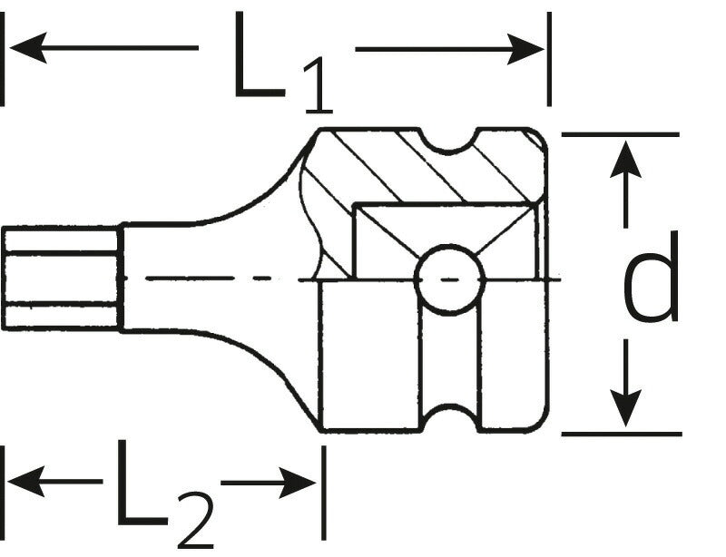 日本正規品 スタビレー (1/2SQ)インパクトソケット (54IMP-8)(4018754233823) STAHLWILLE