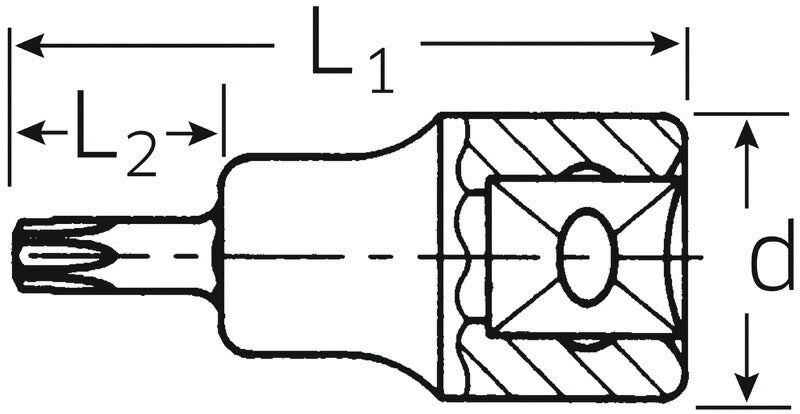 日本正規品 スタビレー (1/2SQ)イジリドメソケット (54TXB-T55)(4018754102051) STAHLWILLE