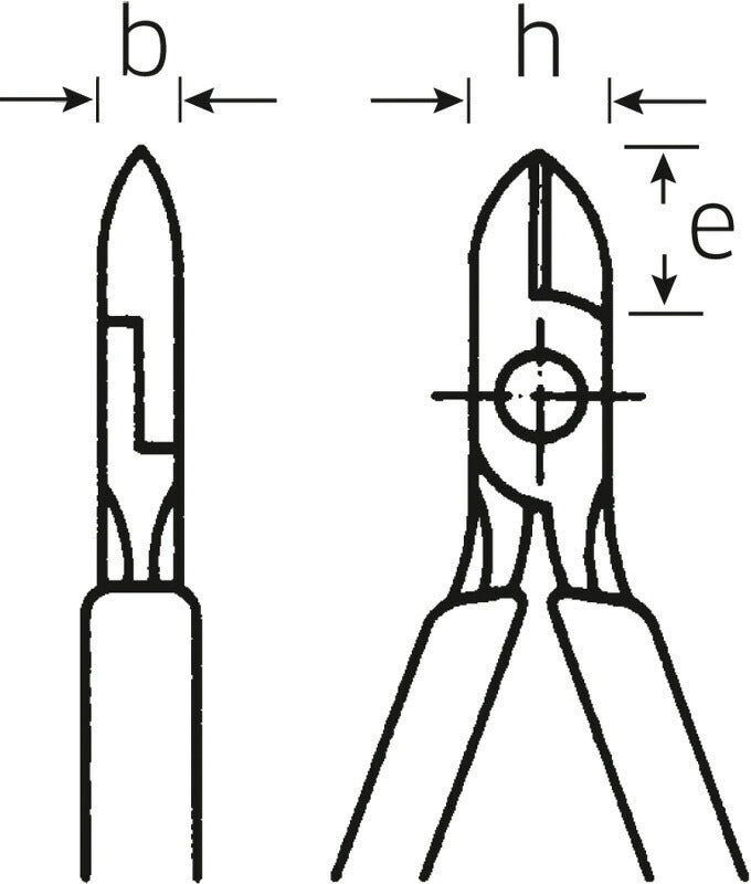STAHLWILLE 6600 6 160 斜ニッパー (66006160) スタビレー