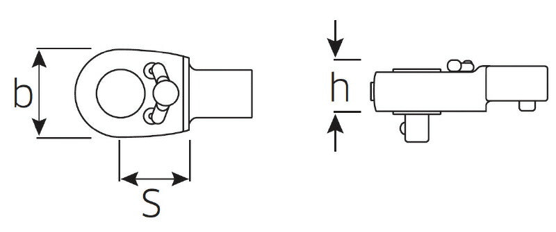 日本正規品 スタビレー トルクレンチ差替ヘッド 1/4ビット (725/4B)(4018754140794) STAHLWILLE