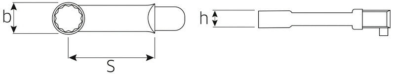 日本正規品 スタビレー トルクレンチ差替ヘッド(メガネ) (732G/10-7)(4018754141296) STAHLWILLE