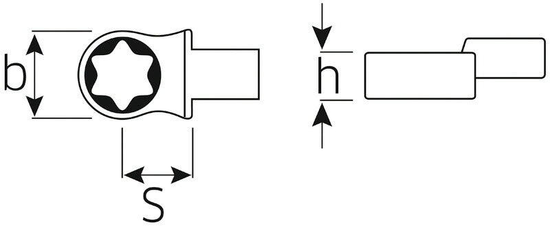 日本正規品 スタビレー トルクレンチ差替ヘッド (732TX/10-E14)(4018754096824) STAHLWILLE