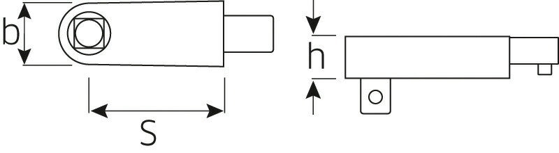 STAHLWILLE 734L/5 トルクレンチ差替ヘッド(3/8SQ) (58242005) スタビレー
