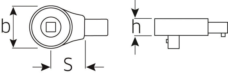 日本正規品 スタビレー トルクレンチ差替ヘッド(ラチェット)  (735/100)(4018754239627) STAHLWILLE