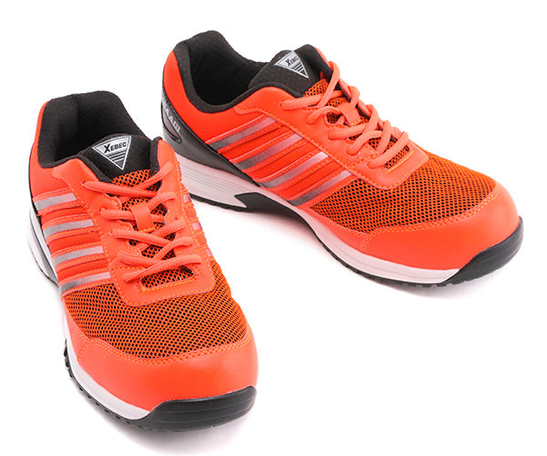 ジーベック プロスニーカー 85132-82 オレンジ 26.5cm 安全靴 XEBEC おしゃれ かっこいい 作業靴 スニーカー