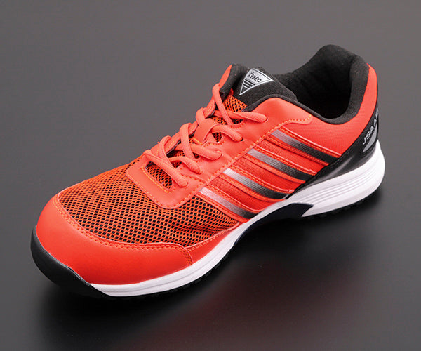 ジーベック プロスニーカー 85132-82 オレンジ 27.0cm 安全靴 XEBEC おしゃれ かっこいい 作業靴 スニーカー