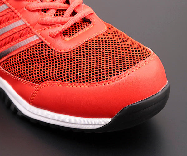 ジーベック プロスニーカー 85132-82 オレンジ 27.5cm 安全靴 XEBEC おしゃれ かっこいい 作業靴 スニーカー