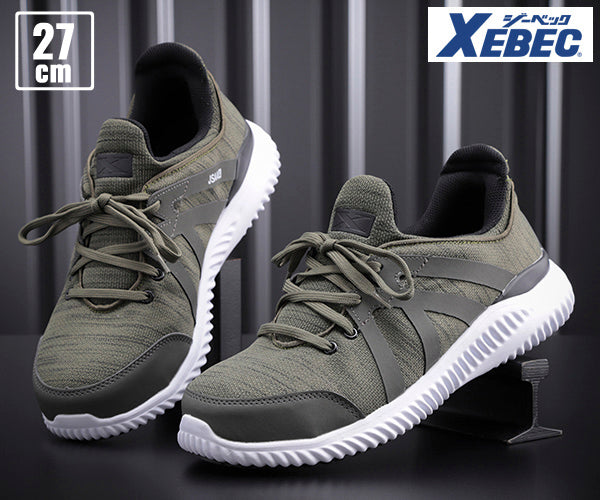 ジーベック プロスニーカー 85145-60 グリーン 27.0cm 安全靴 XEBEC おしゃれ かっこいい 作業靴 スニーカー