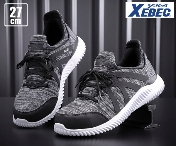 ジーベック プロスニーカー 85144-90 ブラック 27.0cm 安全靴 XEBEC おしゃれ かっこいい 作業靴 スニーカー
