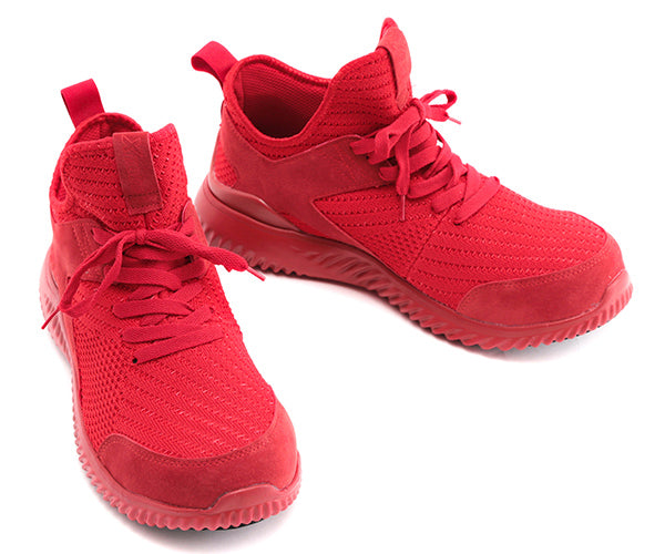 ジーベック プロスニーカー 85145-71 レッド 25.5cm 安全靴 XEBEC おしゃれ かっこいい 作業靴 スニーカー