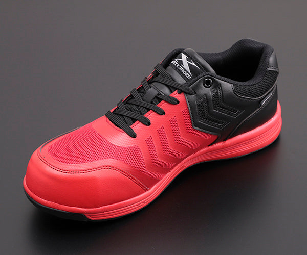 ジーベック プロスニーカー 85148-71 レッド 27.5cm 安全靴 XEBEC おしゃれ かっこいい 作業靴 スニーカー