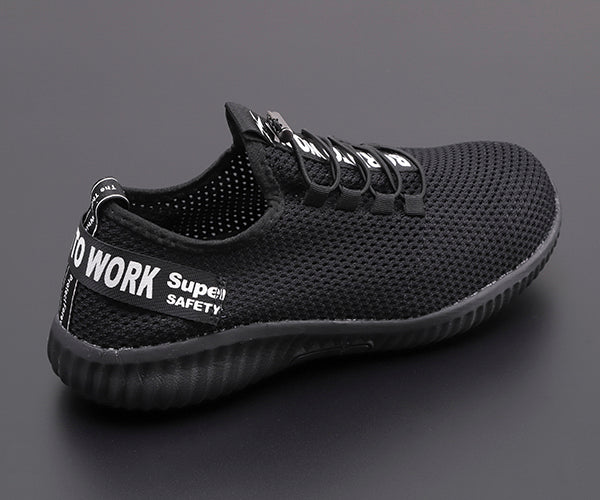 ジーベック セフティシューズ 85412-90 ブラック 26.5cm 安全靴 XEBEC おしゃれ かっこいい 作業靴 スニーカー