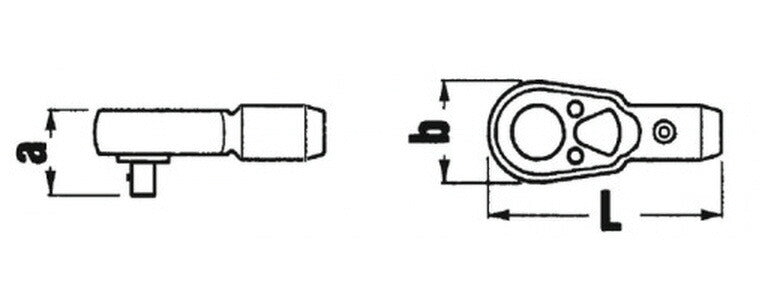 日本正規品 スタビレー (1SQ)ラチェットヘッド  (882)(4018754013500) STAHLWILLE