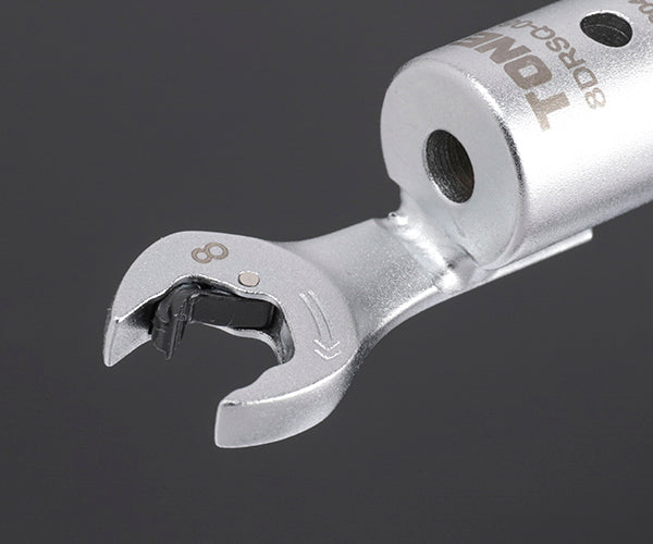 TONE 差替式トルクレンチ用クイックスパナヘッド 全長42.6mm 厚さ4.1mm (8DRSQ-08)(4953488419702) トネ