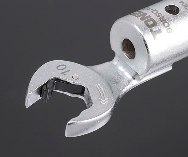 TONE 差替式トルクレンチ用クイックスパナヘッド 全長43.8mm 厚さ4.8mm (8DRSQ-10)(4953488419719) トネ