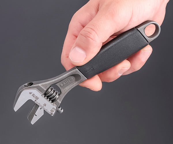 日本正規品 バーコ パイプレンチ兼用モンキーレンチ 最大口開き21mm ブラック仕上げ (9070P)(7314150103416) BAHCO